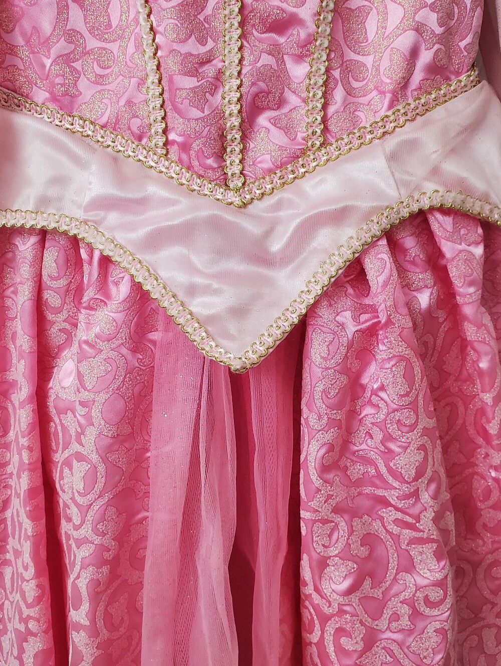Disney Parks Sleeping Beauty Princess "Aurora" Ball Gown Costume Dress SZ-S - Picture 3 of 7